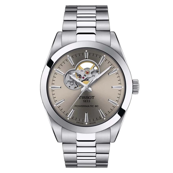 Tissot Gentleman Powermatic 80 Open Heart férfi karóra T127.407.11.081.00