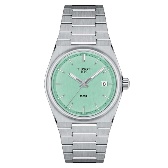 Tissot PRX 35 mm Tiffany Blue unisex karóra T137.210.11.091.00