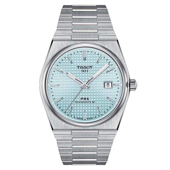 Tissot PRX Powermatic 80 Tiffany Blue férfi karóra T137.407.11.351.00