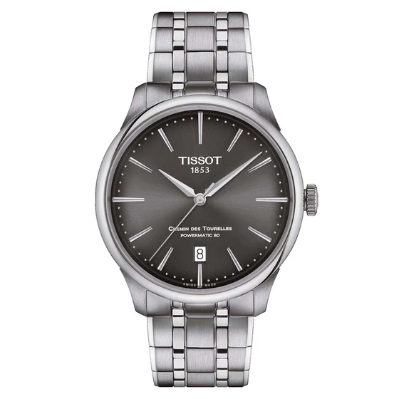 Tissot Chemin des Tourelles Powermatic 80 39 mm unisex karóra T139.807.11.061.00