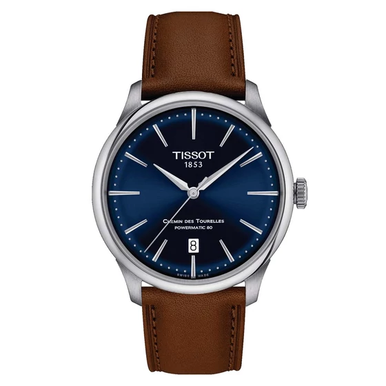 Tissot Chemin des Tourelles Powermatic 80 39 mm unisex karóra T139.807.16.041.00