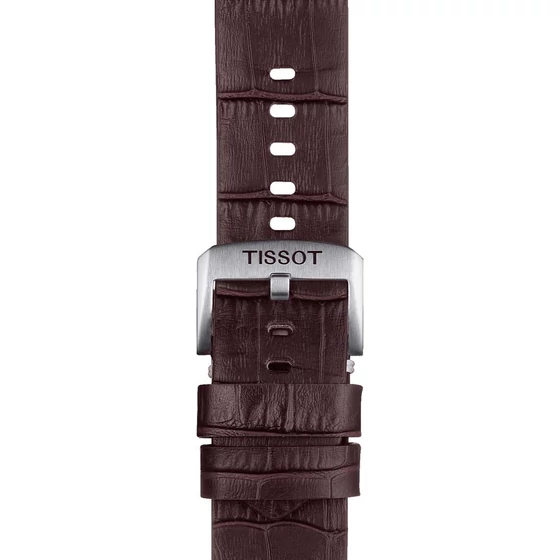 Tissot barna gyári bőrszíj 22 mm