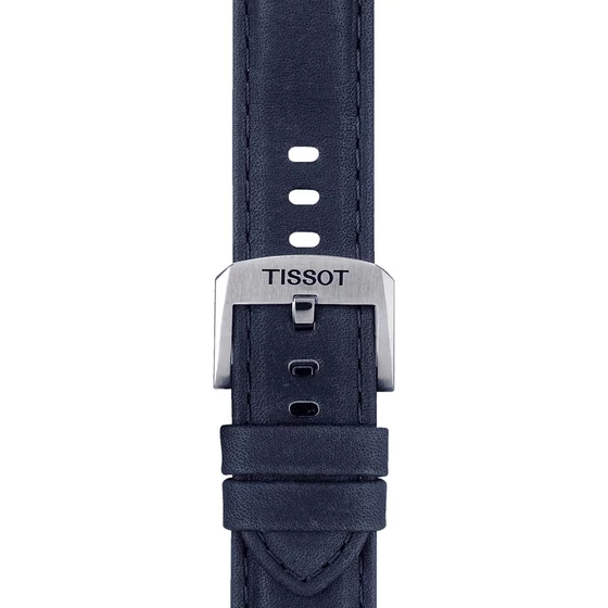 Tissot kék gyári bőrszíj 20 mm