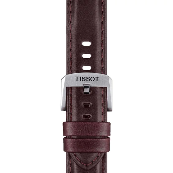 Tissot barna gyári bőrszíj 20 mm