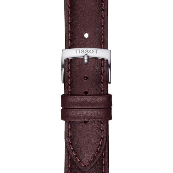 Tissot barna gyári bőrszíj 20 mm