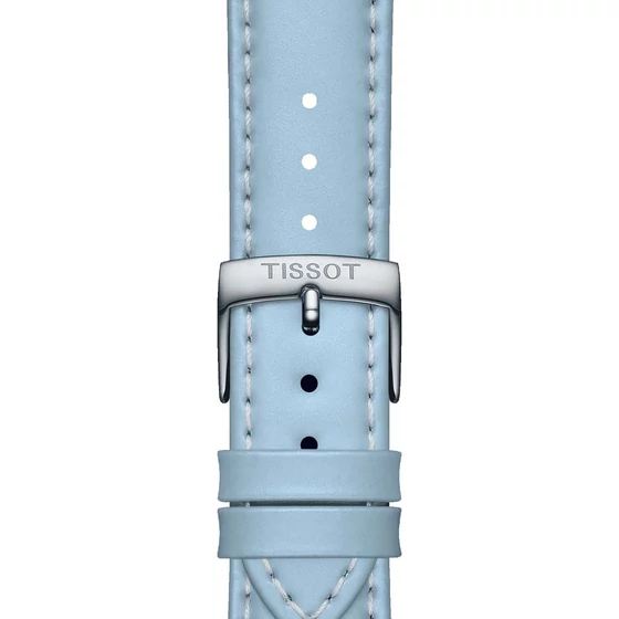 Tissot kék gyári bőrszíj 18 mm