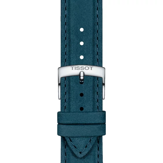 Tissot kék gyári bőrszíj 21 mm