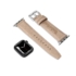 Kép 1/3 - Timberland Sapo bézs bőr Apple Watch szíj textil felsőrésszel 20 mm