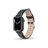 Kép 3/3 - Timberland Monteverde fekete bőr Apple Watch szíj textil felsőrésszel 22 mm