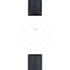 Kép 3/3 - Tissot kék gyári szilikon óraszíj bőr felsőrésszel 22 mm