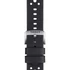 Kép 1/3 - Tissot fekete gyári bőrszíj 22 mm