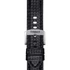 Kép 1/3 - Tissot fekete gyári textúrált bőrszíj 20 mm