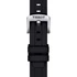 Kép 1/3 - Tissot fekete gyári szilikon óraszíj 18 mm